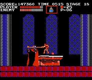 Castlevania NES Dracula boss fight
