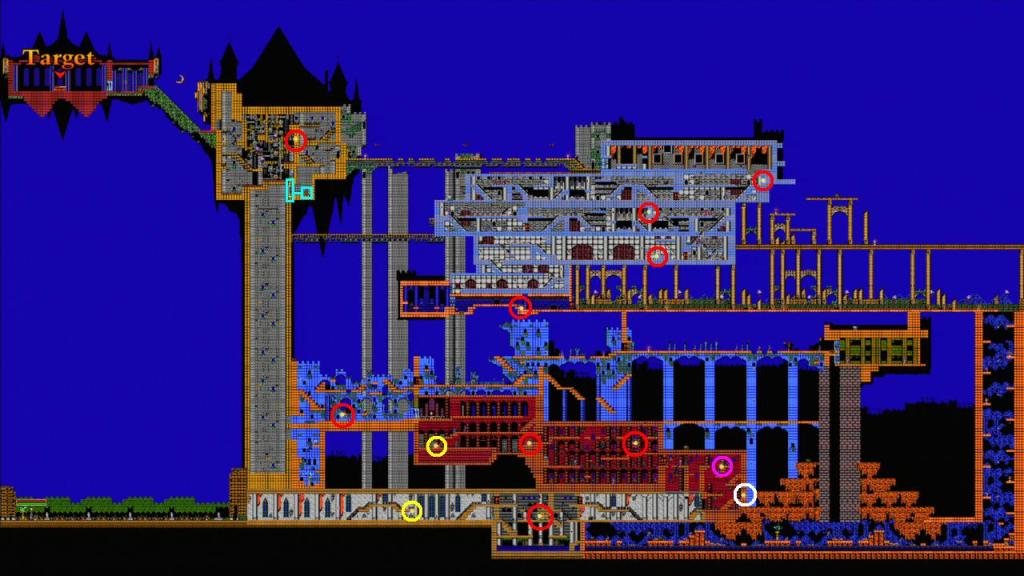 Castlevania world map