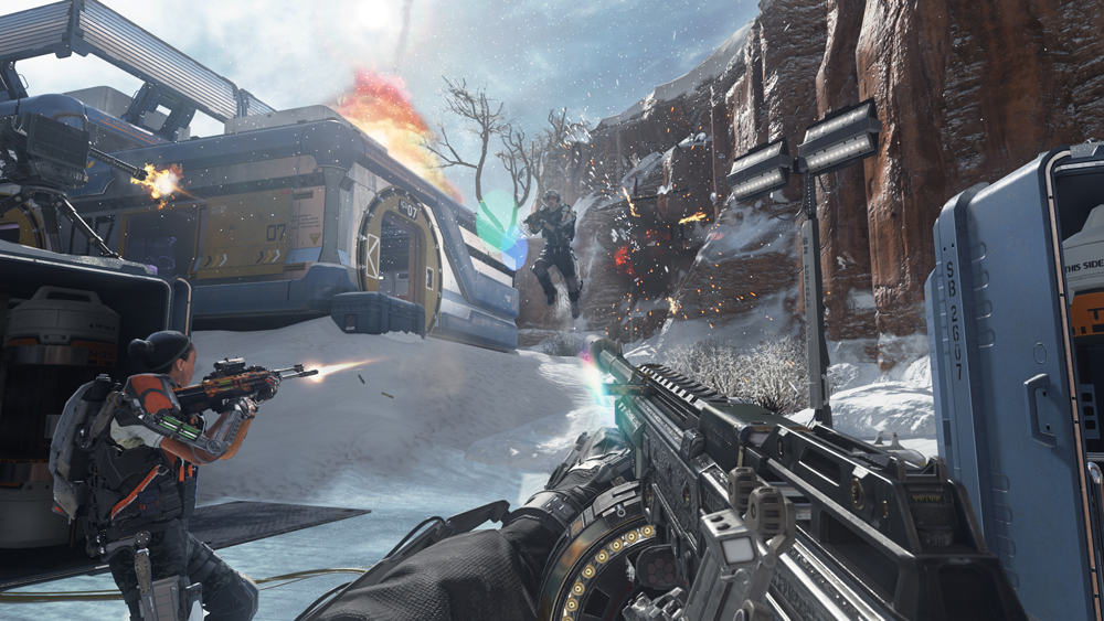 The snowy compound of Biolab is one of the new maps coming to Call of Duty: Advanced Warfare.