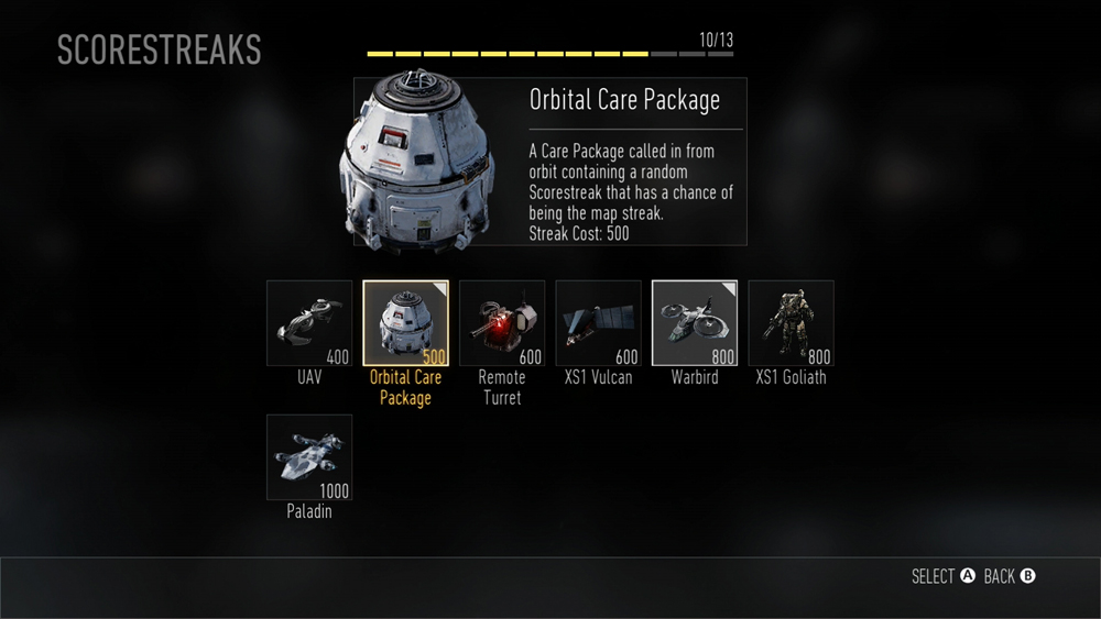 Call of Duty: Advanced Warfare Scorestreaks are now part of the Create A Class system.