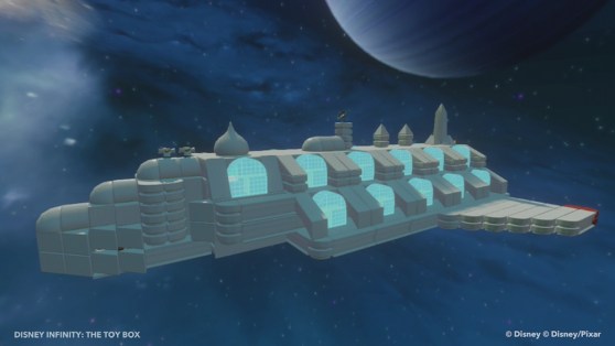 Disney Infinity's Capture Zurg Toy Box level