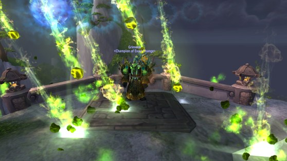 Warlock green fire in Warcraft