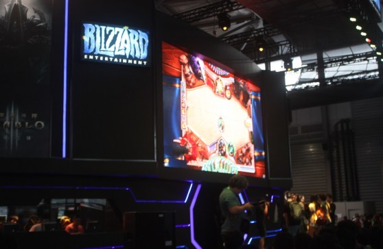 Hearthstone's expansion was on display at ChinaJoy in Shanghai.