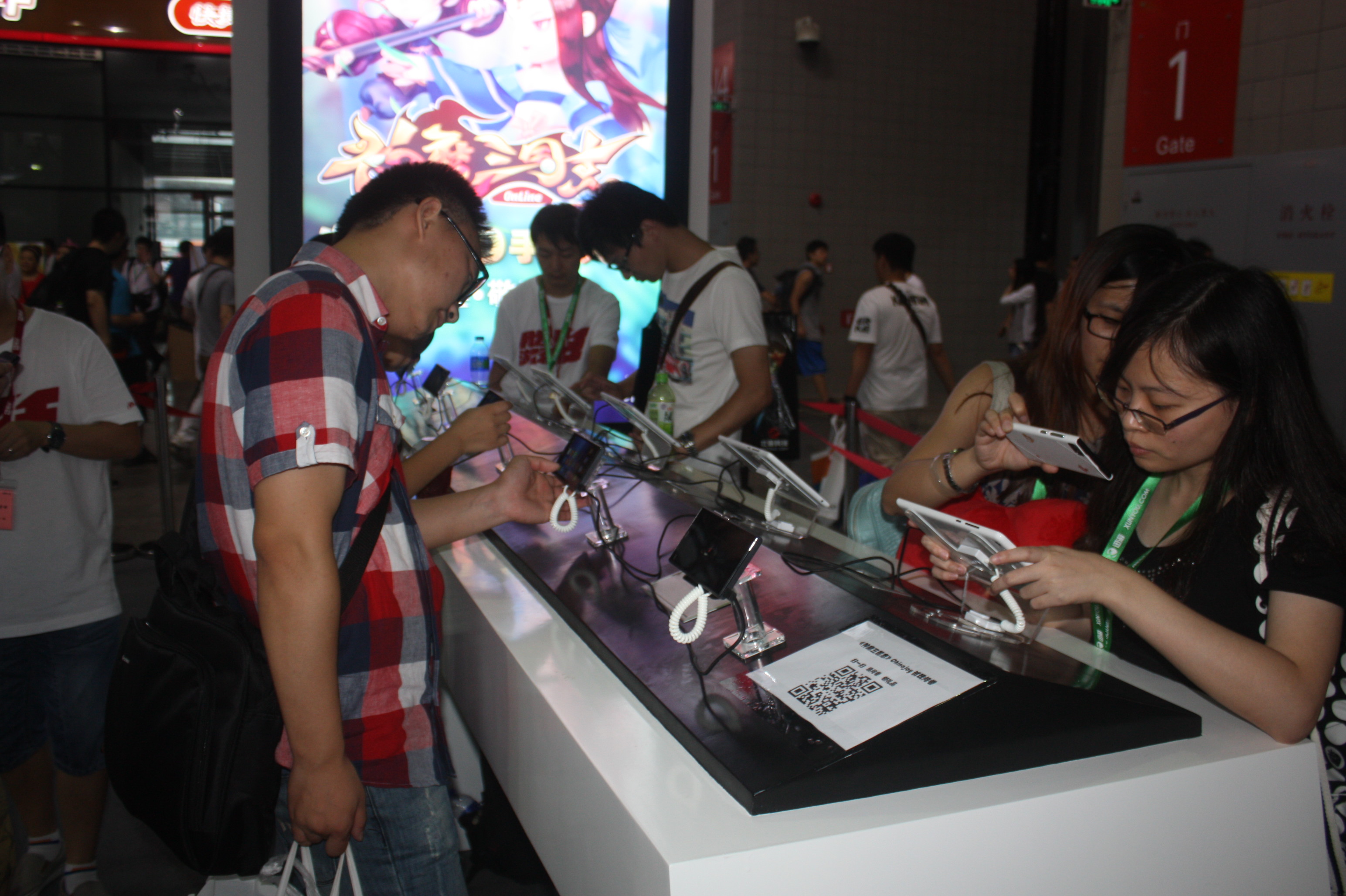 The N5 hall at ChinaJoy was dedicated to mobile games.