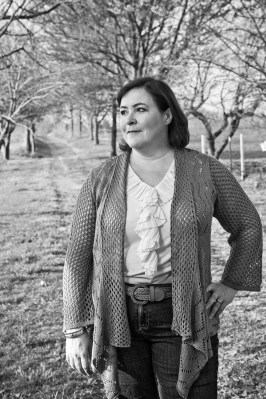 Jane Jensen at Pinkerton Road Farm