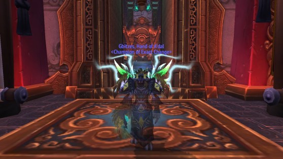 Legendary cloak in World of Warcraft