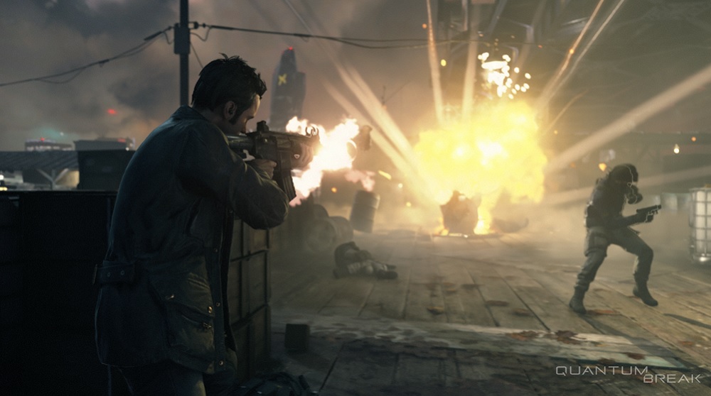 Quantum Break in action.