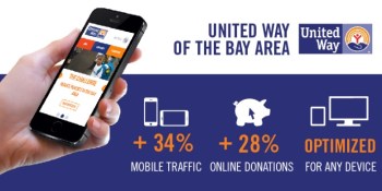 Responsive design leads to 34% mobile traffic boost for United Way