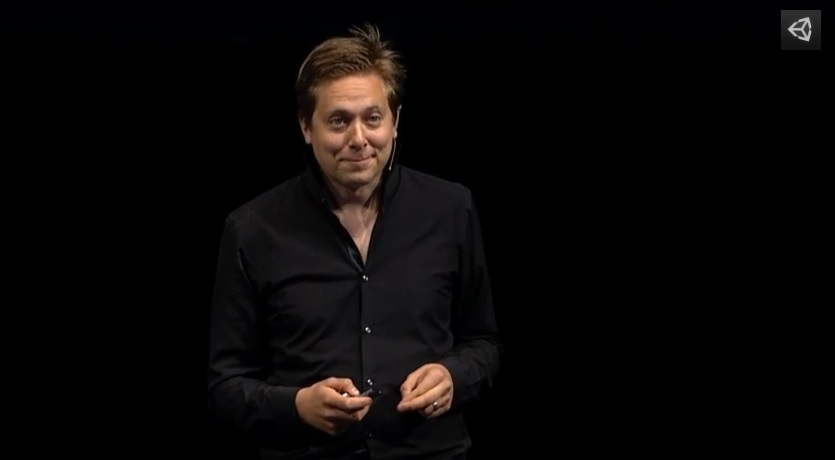 David Helgason of Unity at Unite 2014 keynote