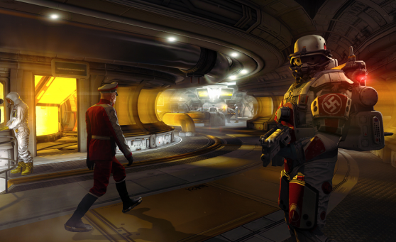 Wolfenstein: The New Order. Kill the commander, and no reinforcements will arrive.