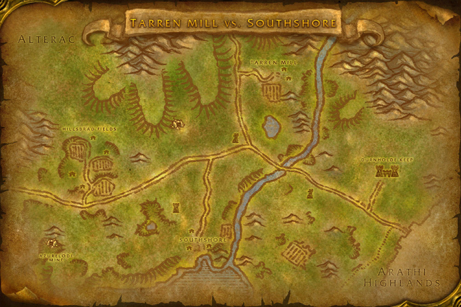 Anyone who played World of Warcraft during its first year will remember this map.