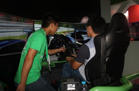 The Xbox One Forza Motorsport demo at ChinaJoy