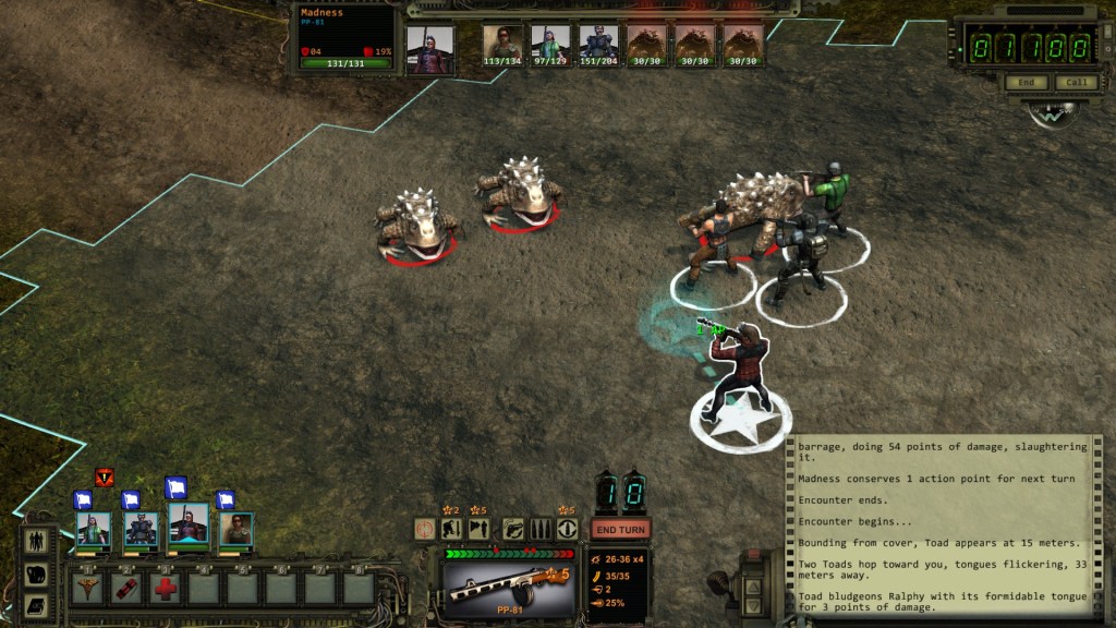 Wasteland 2 combat