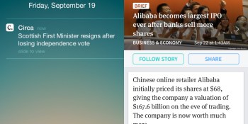 Circa's latest update brings a new design & improved breaking news alerts