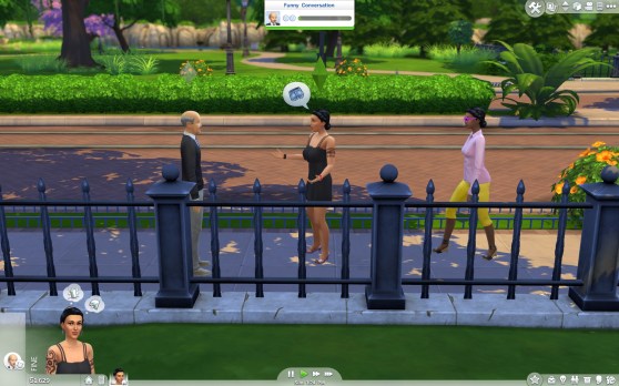 The Sims 4 conversation