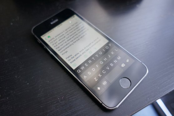 Fleksy's iOS 8 keyboard