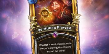 Hearthstone achievement unlocked: 20M players