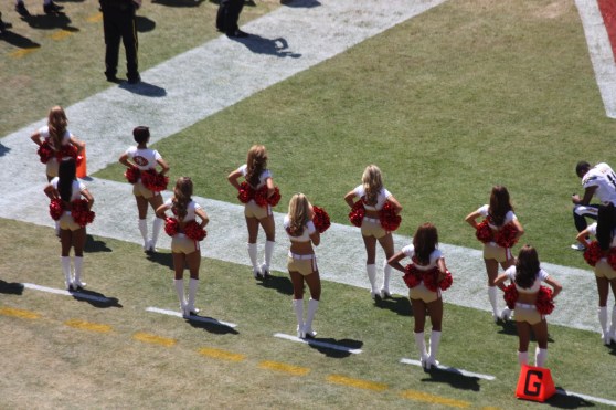 The 49ers cheerleaders