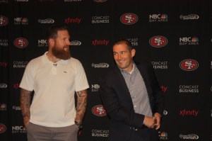 Dan Williams and Al Guido of the 49ers