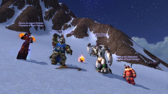 World of Warcraft leyara's locket, train, celestial defernder's medallion, magic ogre idol