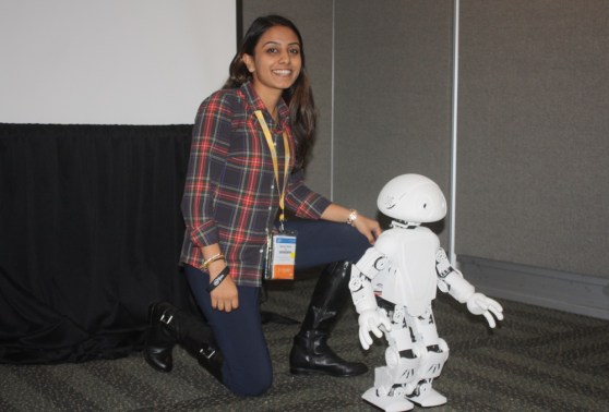 Naomi Shah with Jimmy