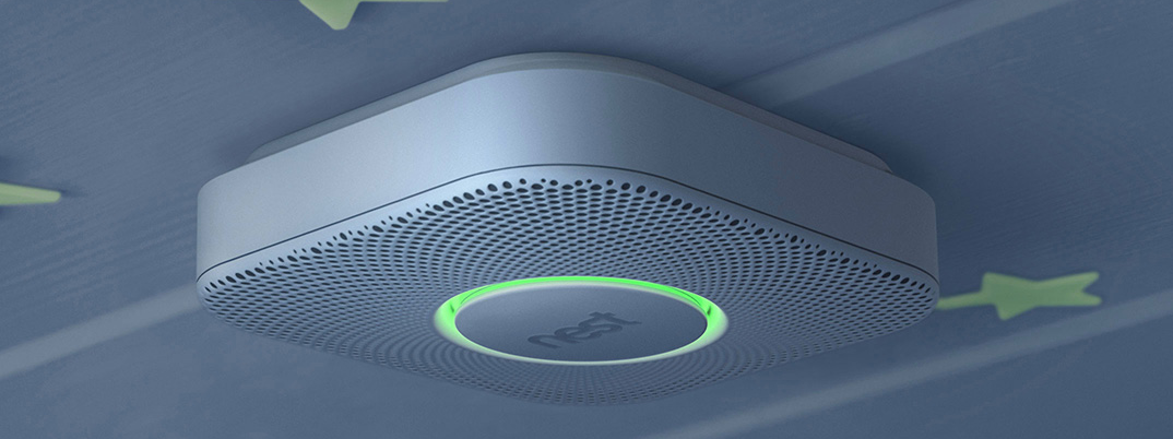 The Nest Protect smoke/carbon monoxide alarm