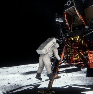 Nvidia moon landing image