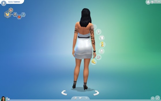 The Sims 4 Create a Sim back