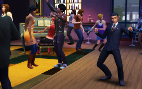 The Sims 4 dancing