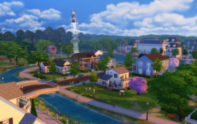 The Sims 4 landscape