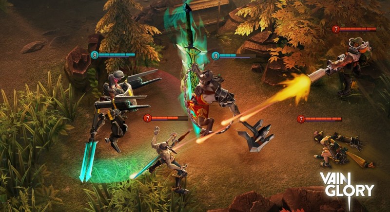 Vainglory is a multiplayer online battle game for mobile. 