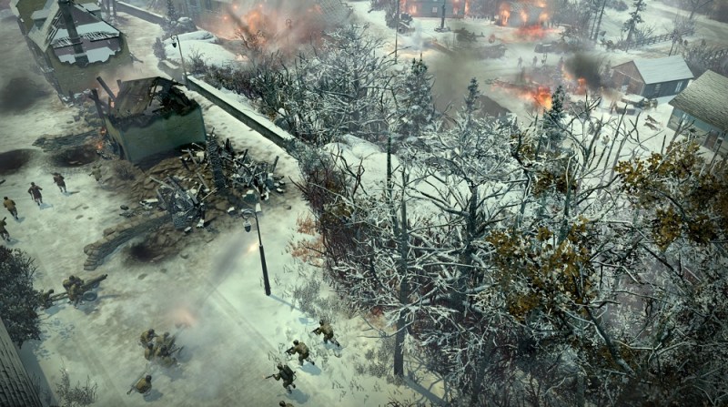 Company of Heroes 2: Ardennes Assault. On the move.