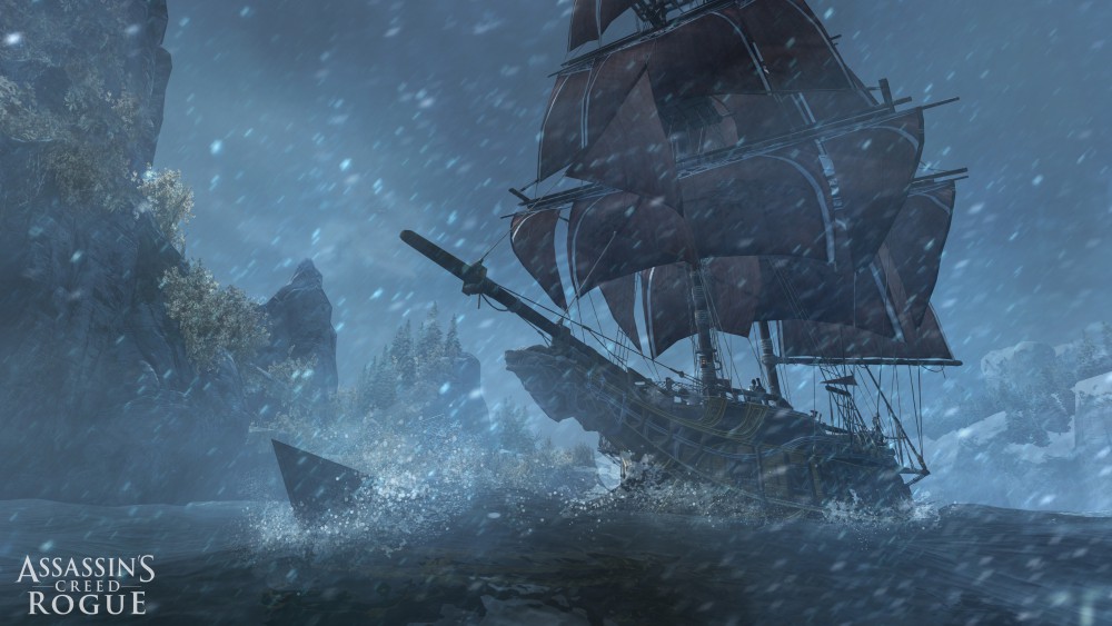 Like AC: Black Flag, there's much sailing in Rogue. Just bring a jacket.