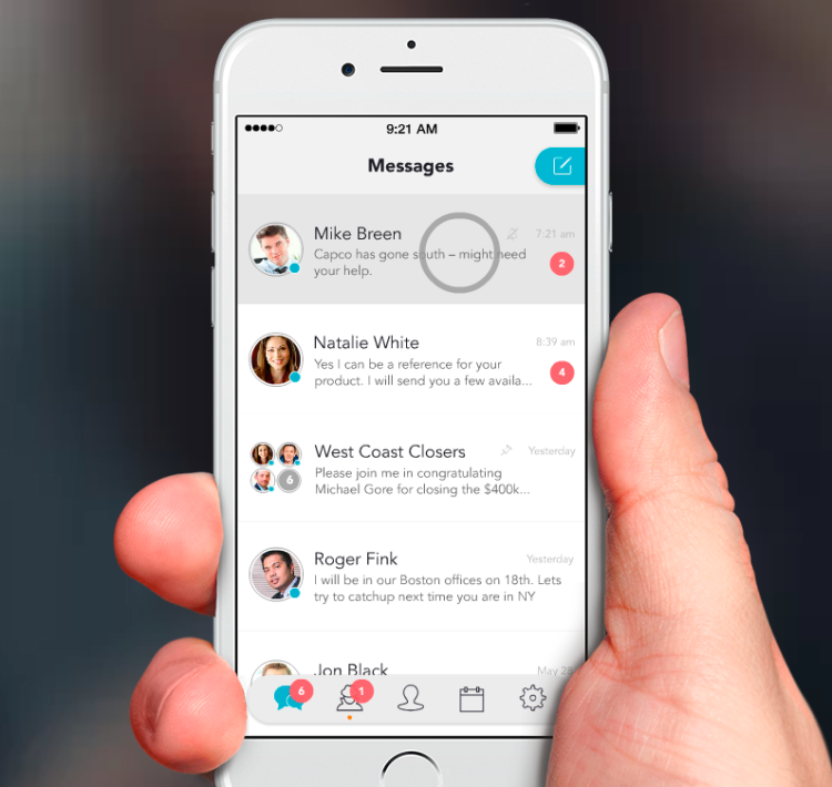 The Avaamo messaging app for business