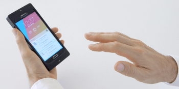 Coming next year: ultrasonic-based gestures-in-air for your phone
