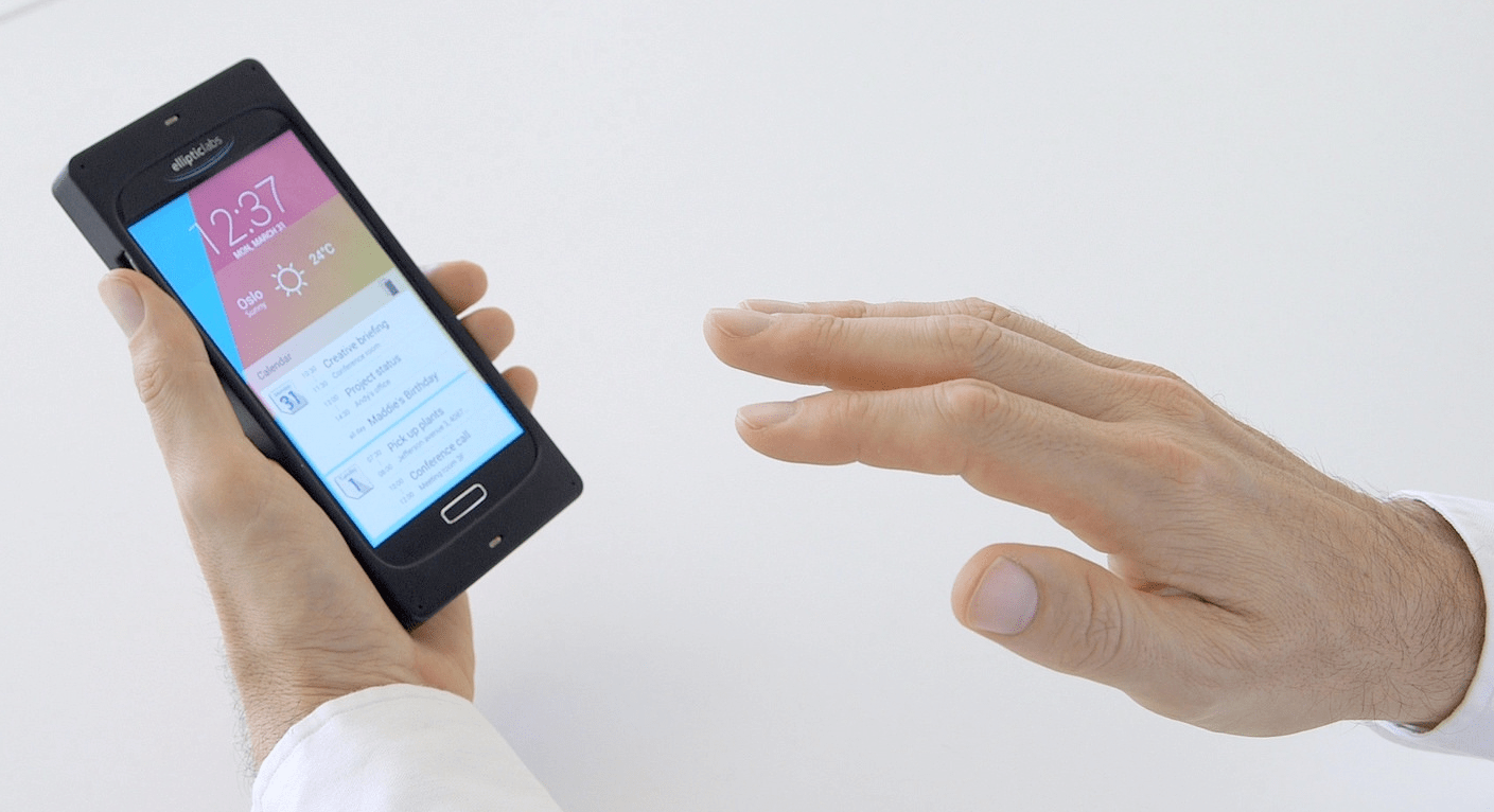 Elliptic Labs' layers of in-the-air gestures