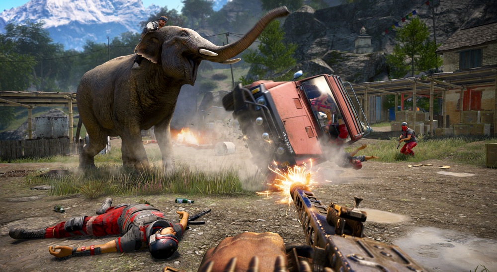 Elephants can run amok in Far Cry 4.