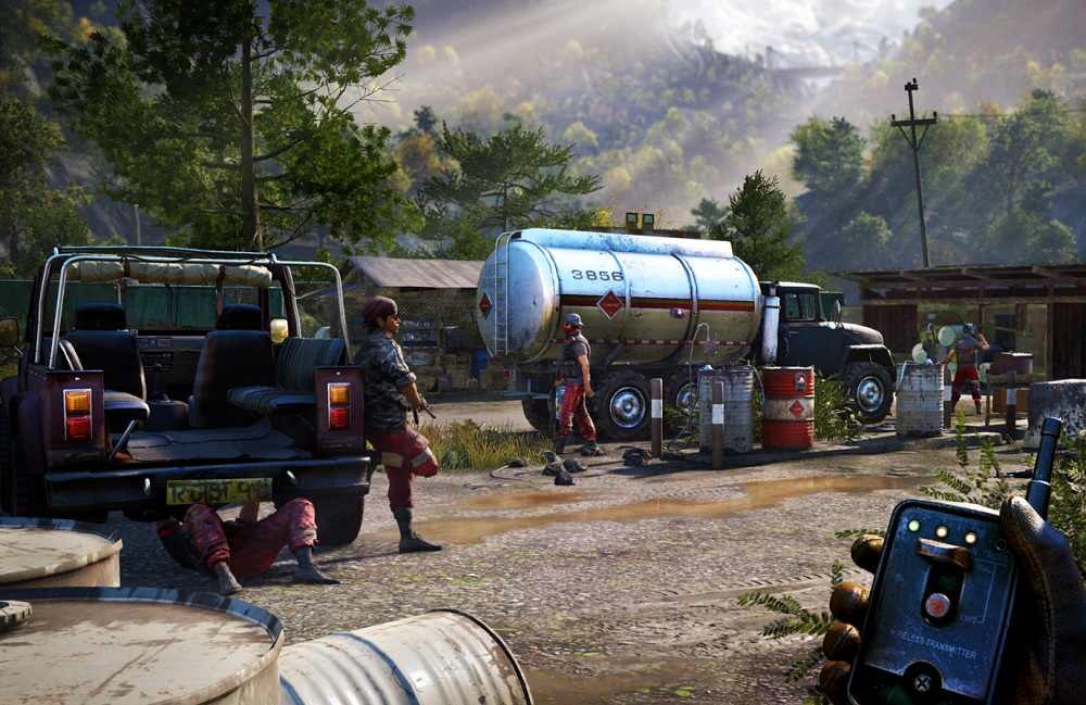 Far Cry 4 has beautiful vistas of the Himalayas.