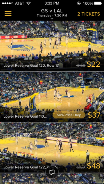 Gametime app