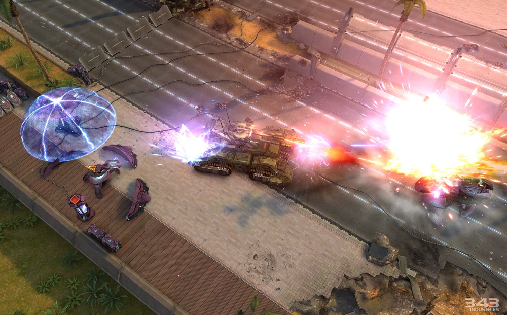 Halo: Spartan Strike tank