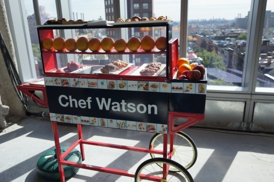 IBM's Chef Watson cart (there's no actual Watson computer here)