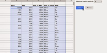 Google uses machine learning to fill in the blanks in your spreadsheet