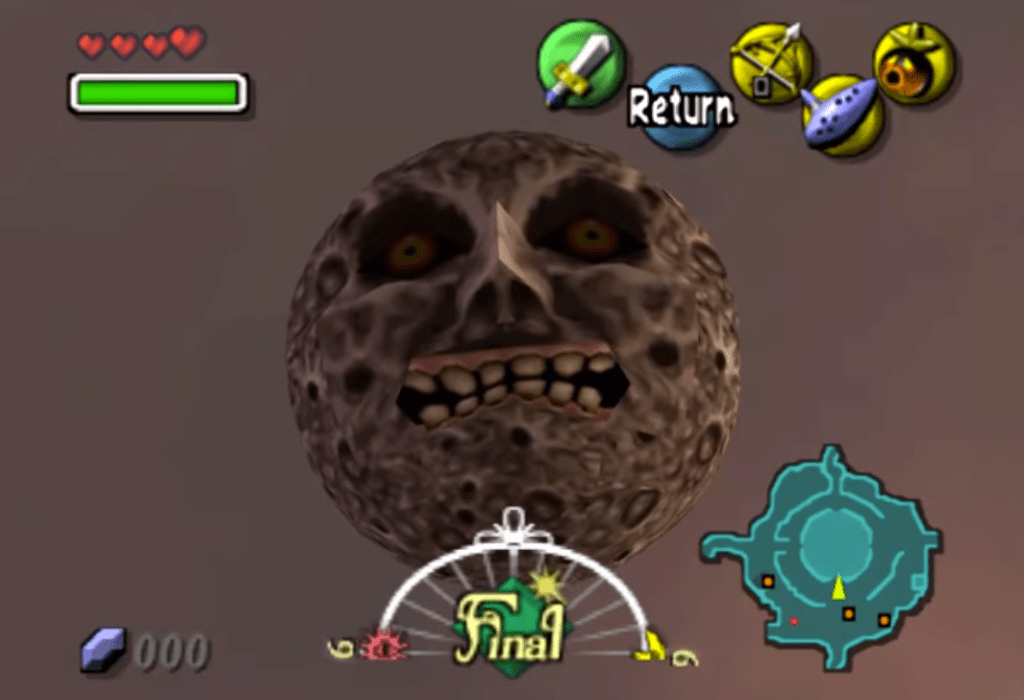 Legend of Zelda Majora's Mask Moon