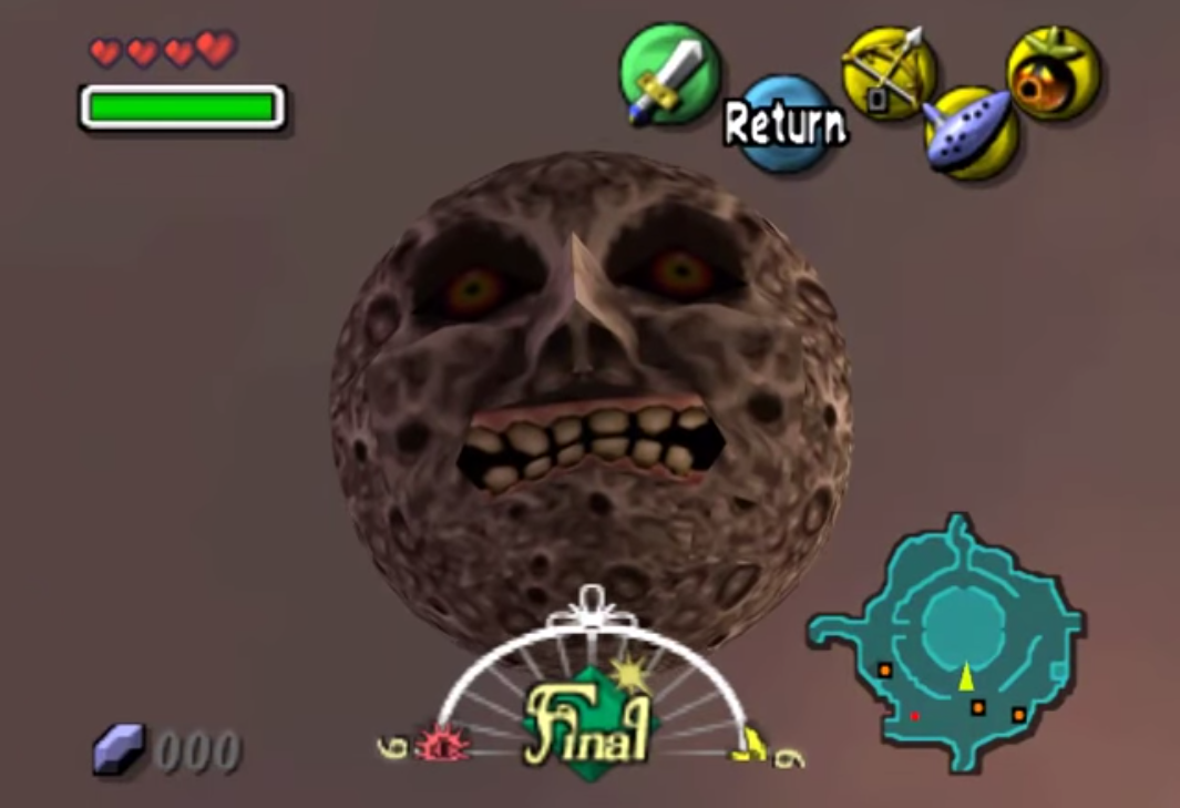 Legend of Zelda Majora's Mask Moon