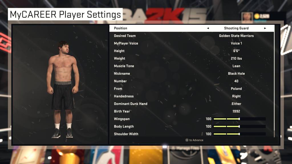 MyCareer creation 2K15