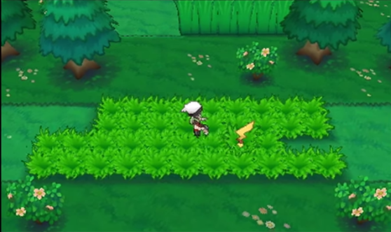Trainers must sneak up to and surprise the Pokemon selected for capture through PokeNav.