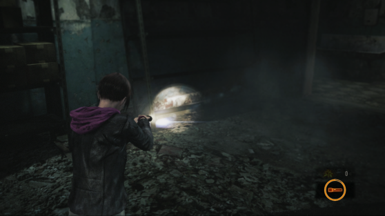 Moira can hunt for hidden objects with her flashlight.