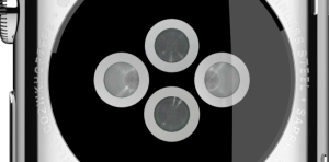  The back of the Watch has two visible light sensors and two infrared sensors.