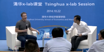 Mark Zuckerberg does a public Q&A session — in Mandarin Chinese