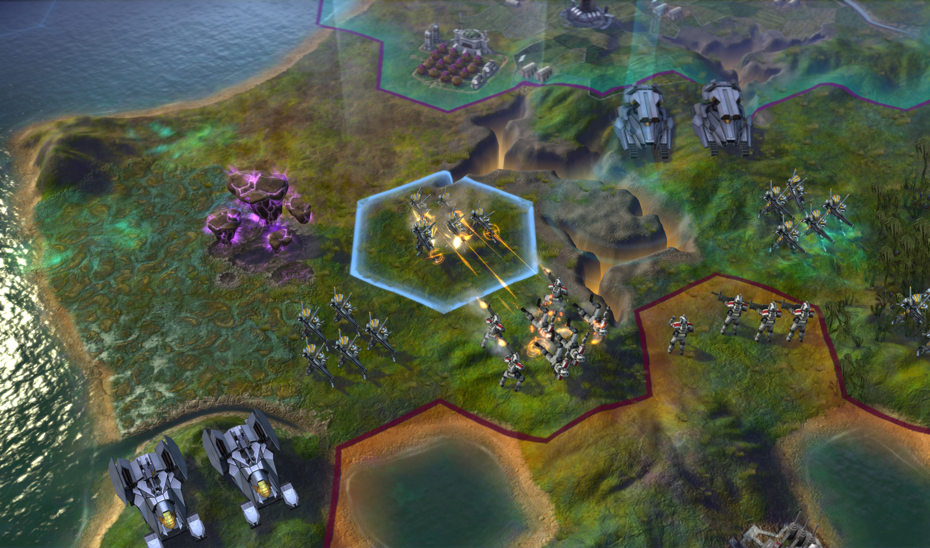 Civilization: Beyond Earth firefight